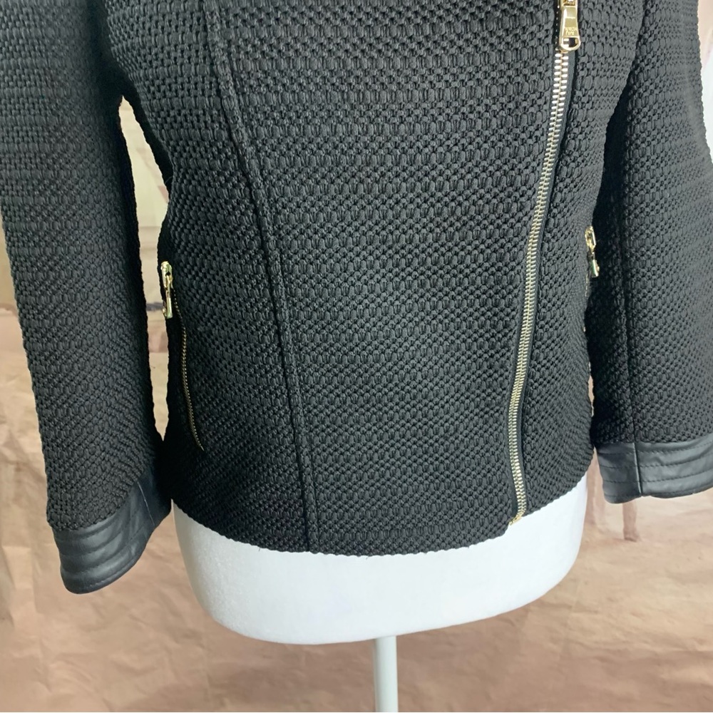 NEW Patricia Pepe Moto Leather Faux Textured Jacket - Picture 8 of 12